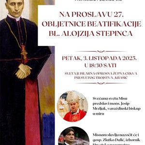 Obljetnica beatifikacije bl. Alojzija Stepinca u Krašiću